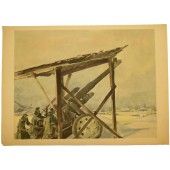 Heavy howitzer- "Schwere Haubitze" von Fritz Brauner